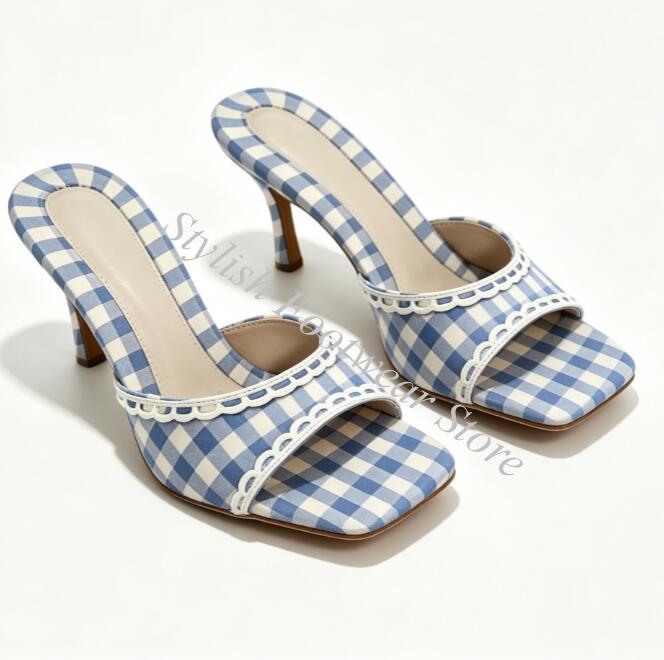Kitten Heel Women - Sandal Selop Wanita Model Slingback Peep