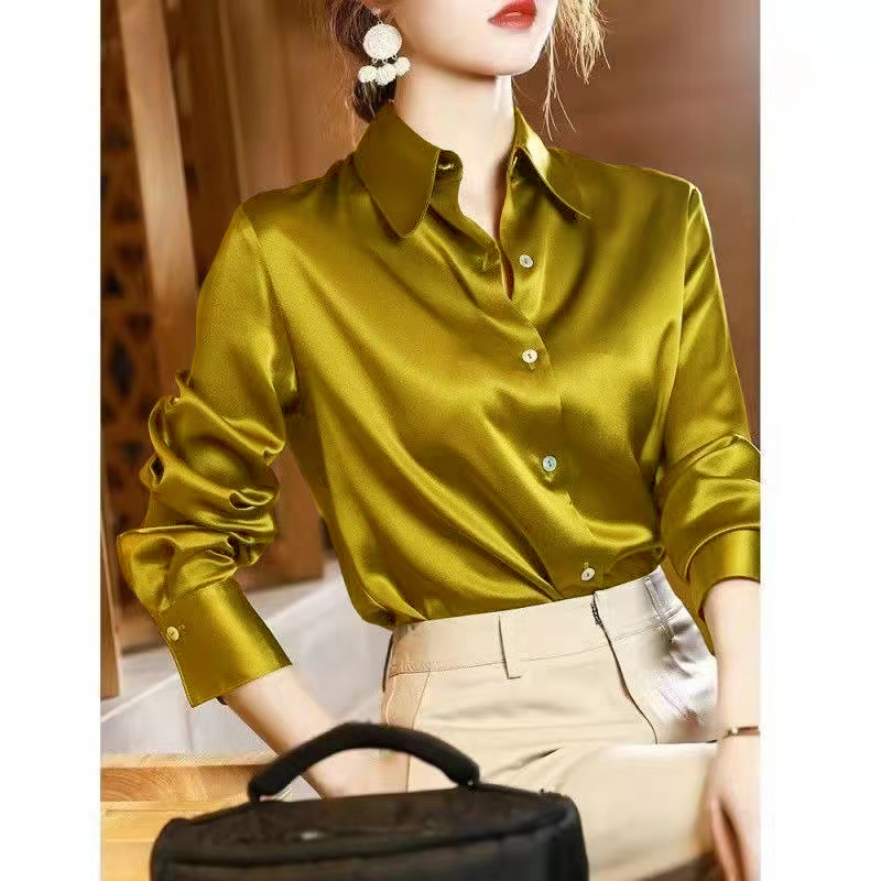 Women'S Formal Wear Blouse - Fashion blus wanita lengan panjang, baju