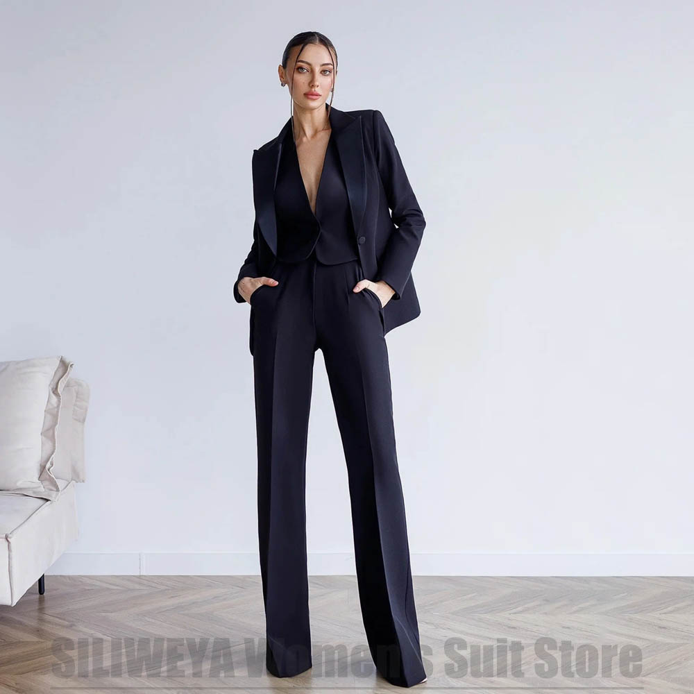 Women Formal Wear For Meeting - Setelan Jas Wanita 3 Potong Blazer