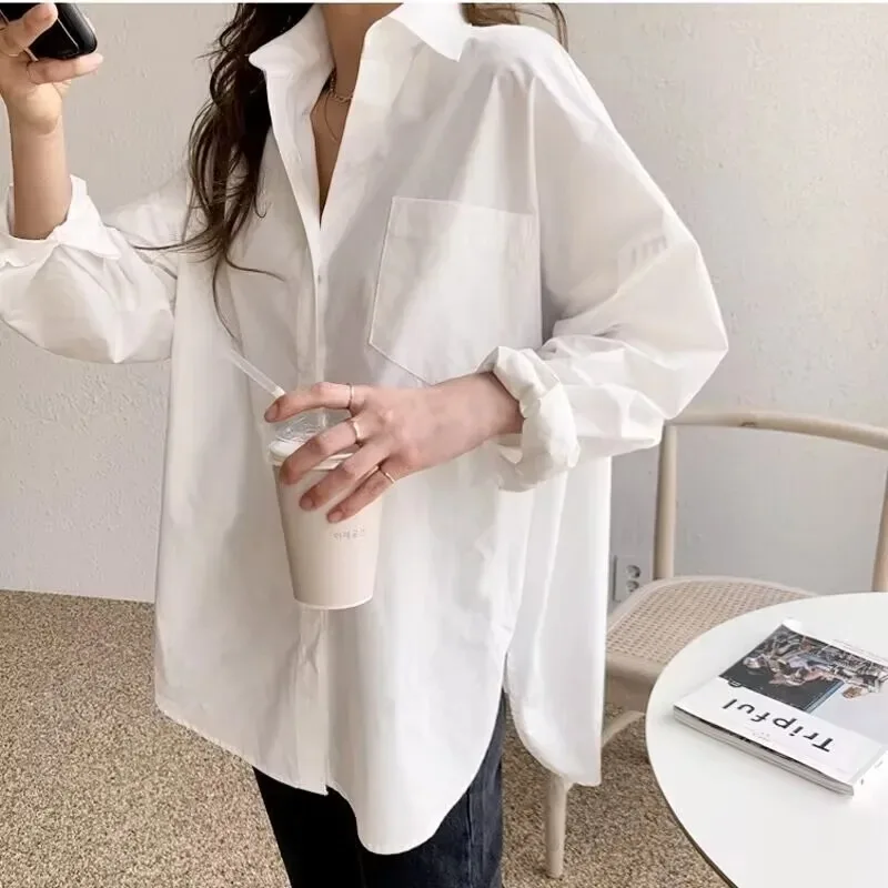 Women'S Formal Wear Blouse - Kemeja Wanita Ukuran Besar Lengan Panjang