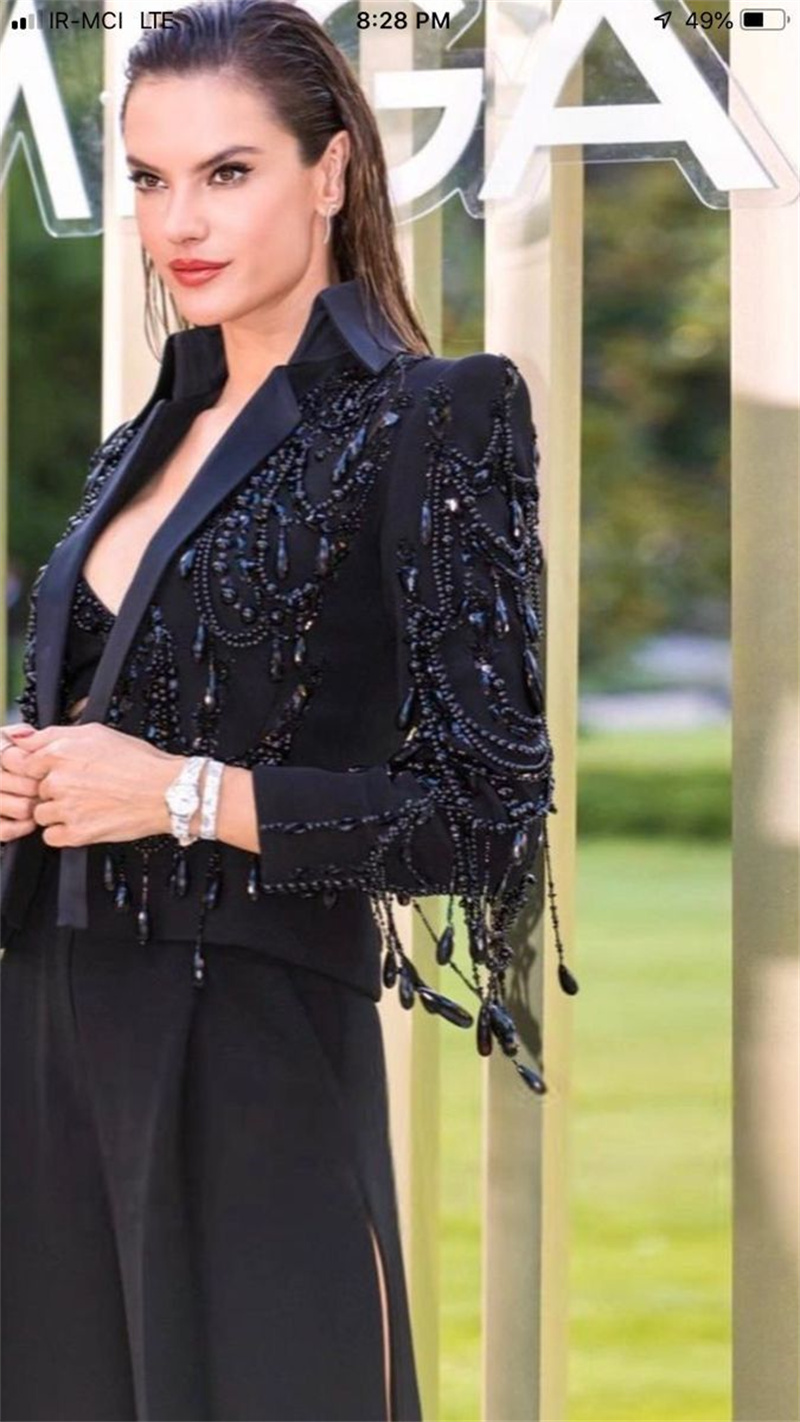 Setelan Wanita Kristal Hitam 2 - Women Formal Wear Trousers ulasan dan harga