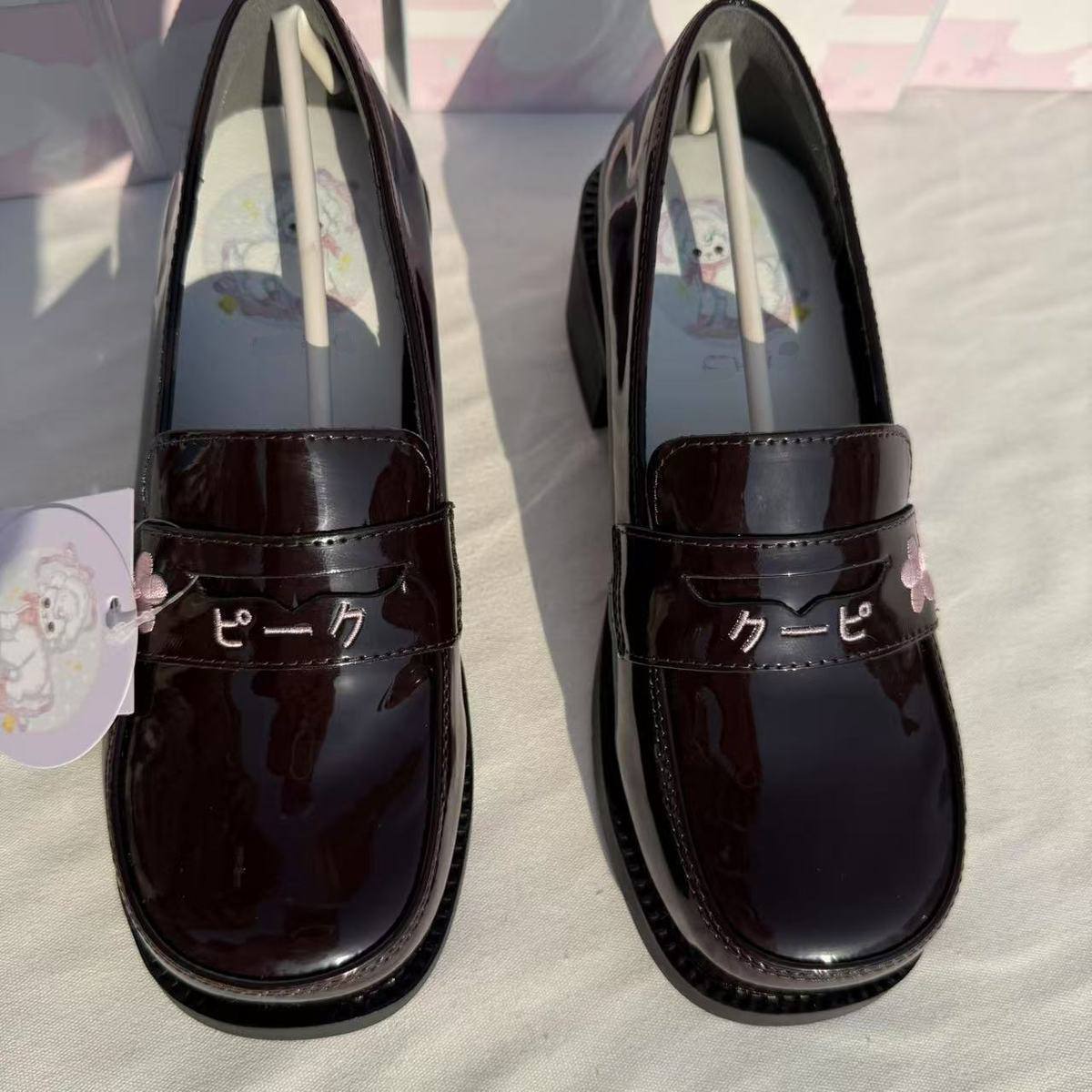 Sepatu Jahit Gaya Jepang yang  - Kitten Heel Women ulasan dan harga