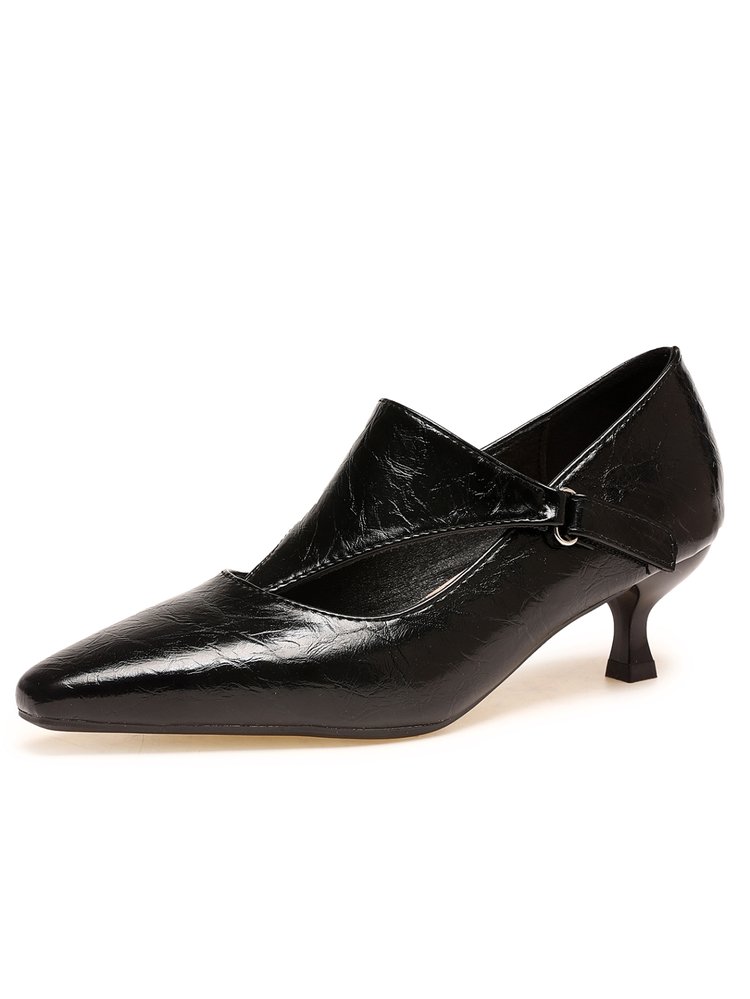 Sepatu Wanita Hak Kitten Retro - Kitten Heel Women ulasan dan harga