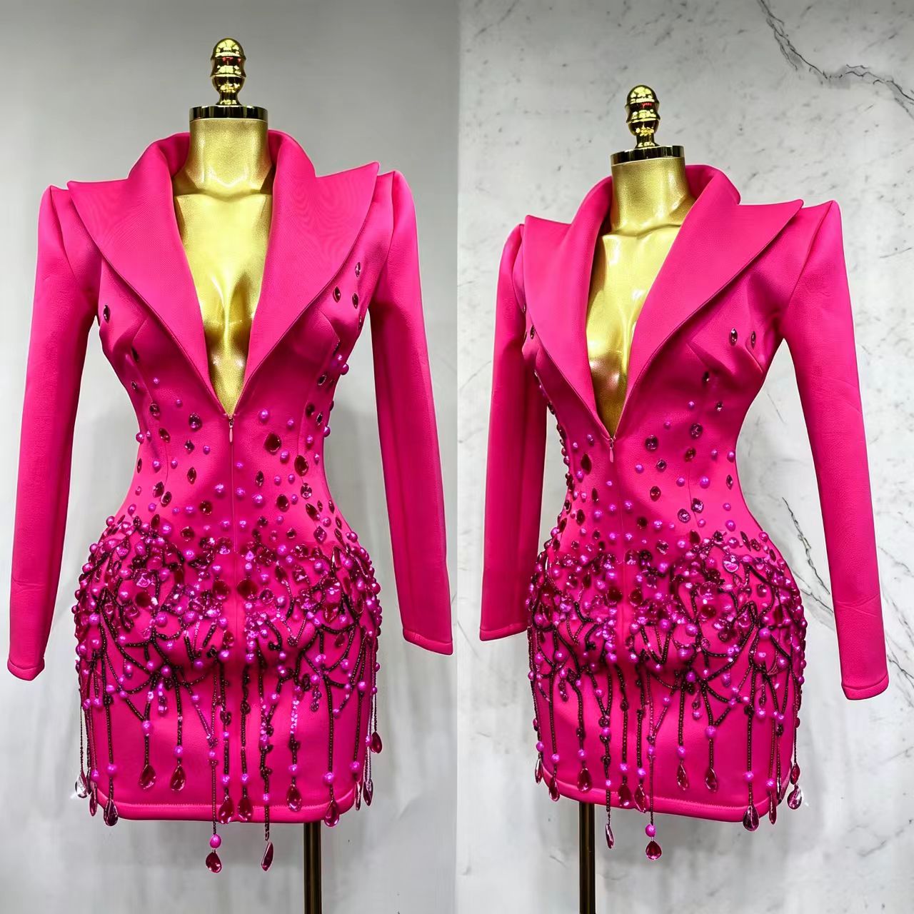 Gaun Mini Lengan Panjang Mutia - Women'S Formal Wear Wedding ulasan dan harga