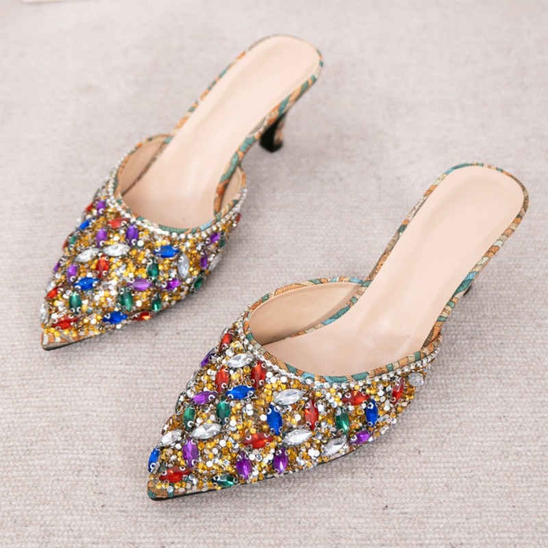 Sandal Hak Kitten Mewah Berhia - Kitten Heel Women ulasan dan harga