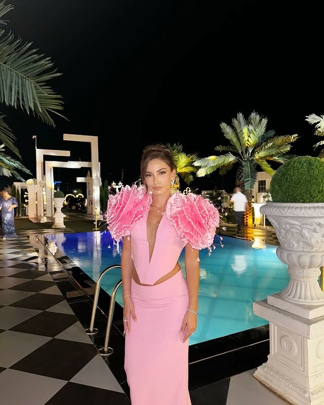 Gaun Prom Dua Potong Warna Mer - Women Formal Wear Online ulasan dan harga