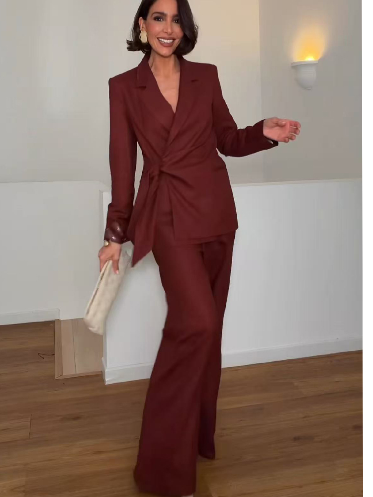Setelan Blazer Celana Wanita K - Women Formal Wear Trousers ulasan dan harga