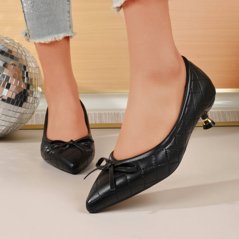 Sepatu Pumps Wanita Vintage Be - Kitten Heel Women ulasan dan harga