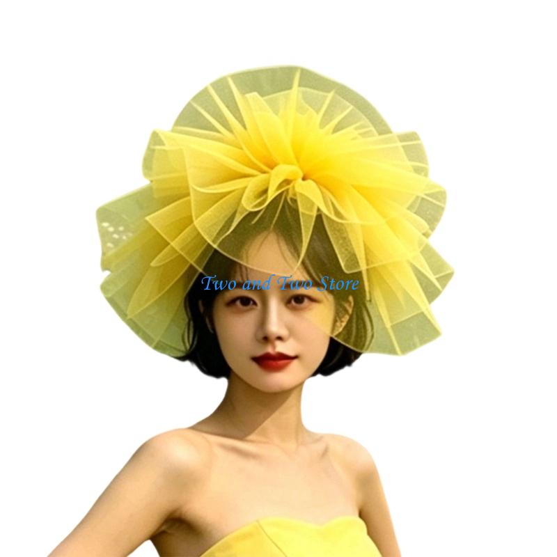 HX6F Clip On Fascinator Headpi - Women Formal Wear Look ulasan dan harga
