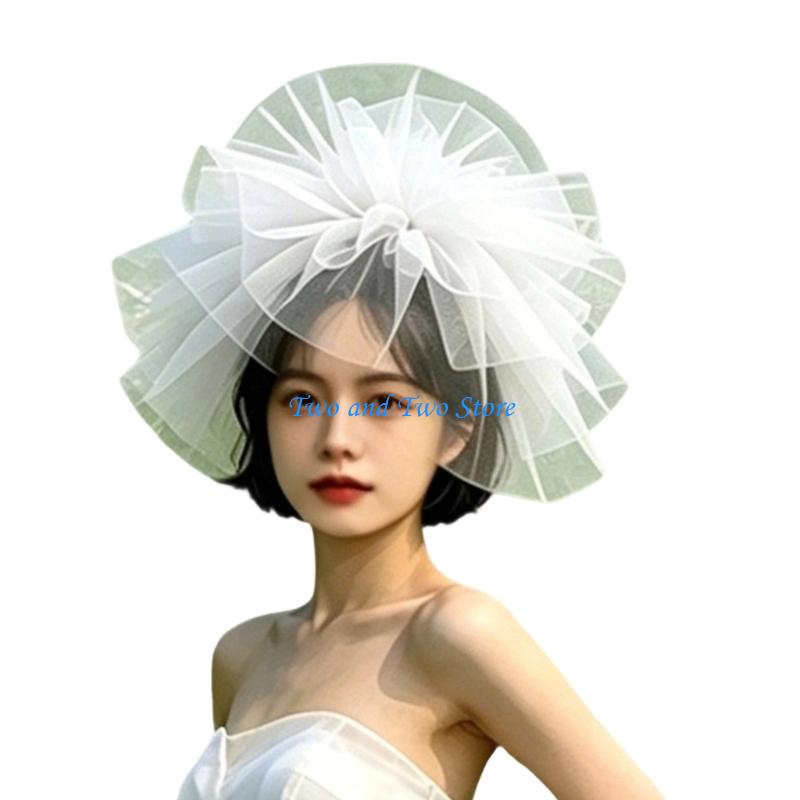 HX6F Clip On Fascinator Headpi - Women Formal Wear Look ulasan dan harga