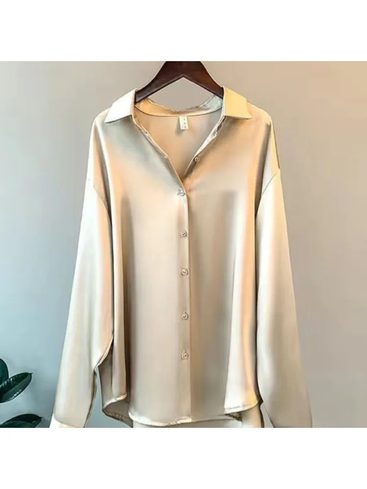 Kemeja Sutra Wanita Kasual Uku - Women'S Formal Wear Blouse ulasan dan harga