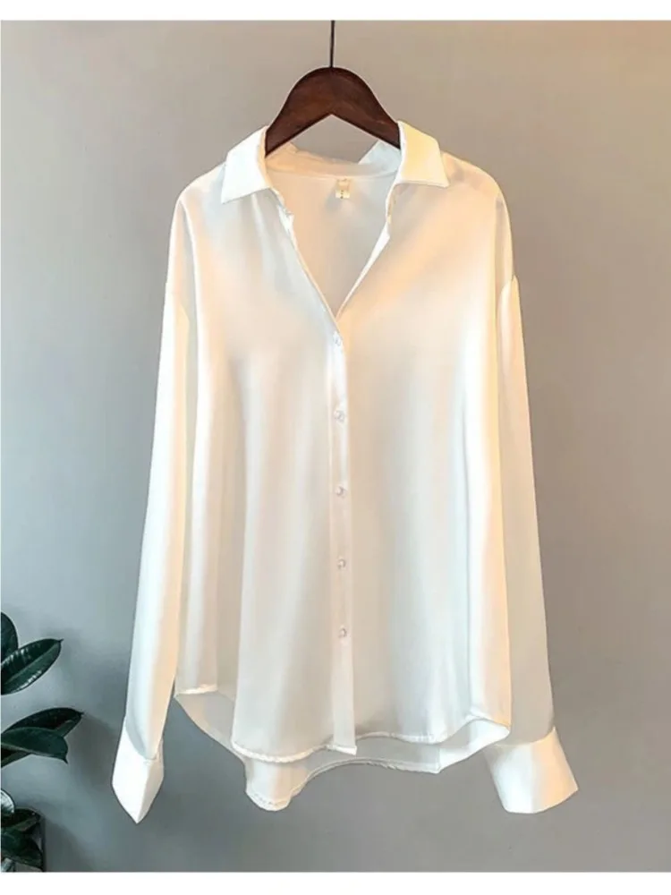 Kemeja Sutra Wanita Kasual Uku - Women'S Formal Wear Blouse ulasan dan harga