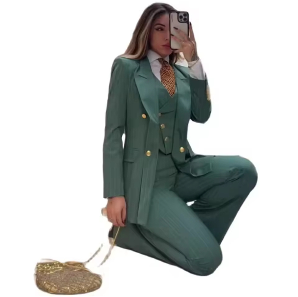 Setelan Wanita 3 Potong Warna  - Women Formal Wear Trousers ulasan dan harga