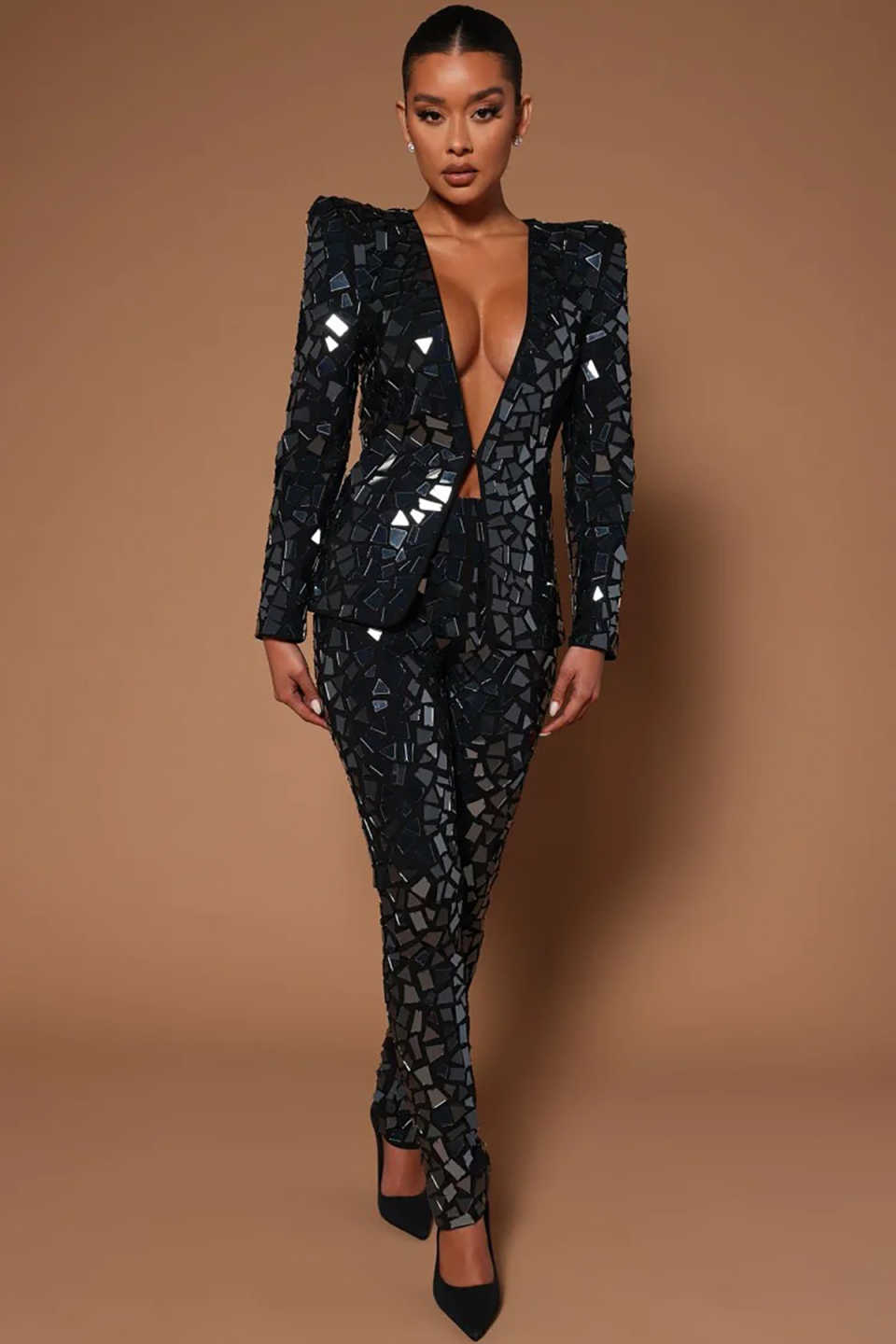 Celana Wanita Berlian Besar De - Women Formal Wear With Tie ulasan dan harga