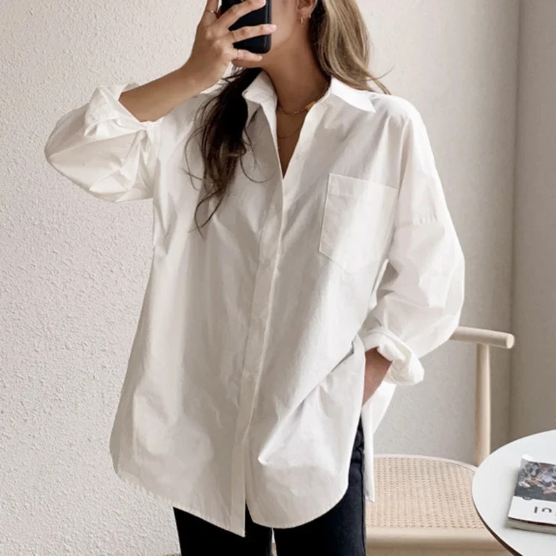 Kemeja Wanita Ukuran Besar Len - Women'S Formal Wear Blouse ulasan dan harga