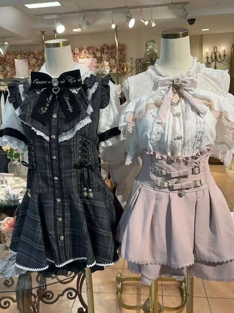 Blus Lolita Jepang Bergaya Ruf - Women Formal Blouses For Evening Wear ulasan dan harga