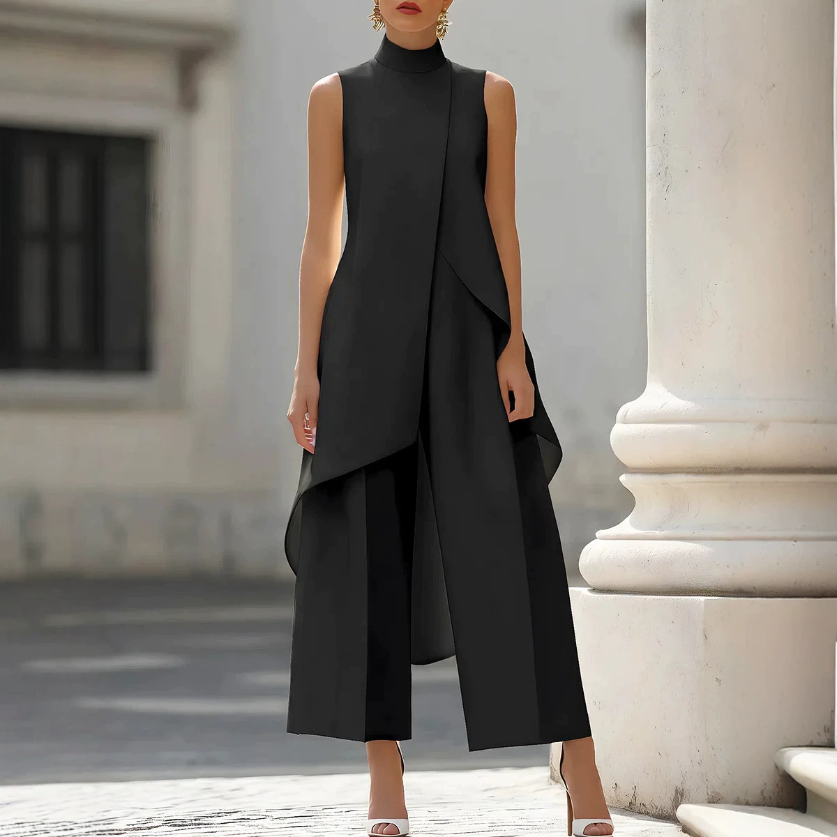 Jumpsuit Wanita Tanpa Lengan K - Women'S Formal Jumpsuit Evening Wear ulasan dan harga