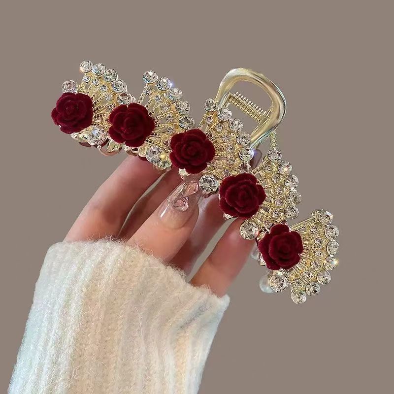 Jepit Rambut Vintage Merah Ber - Women Formal Wear With Tie ulasan dan harga