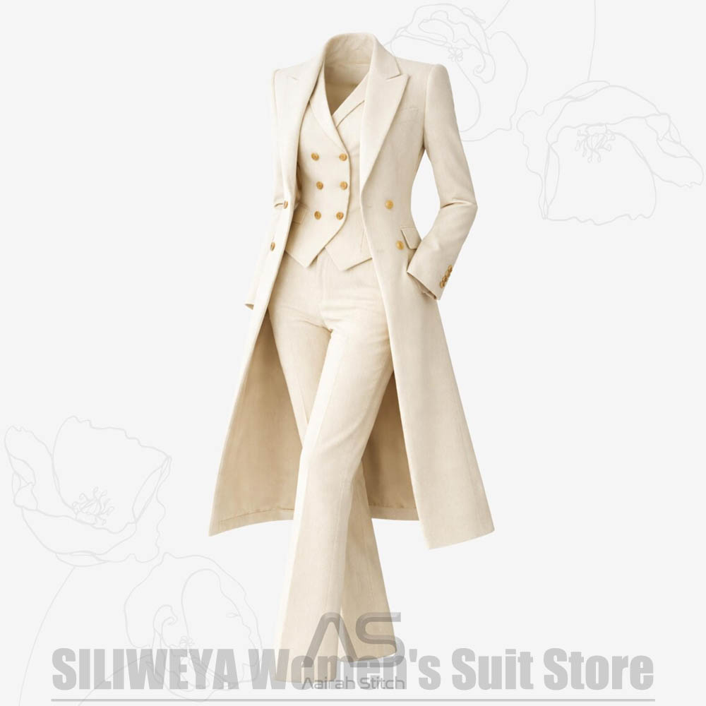 Setelan Wanita 3 Potong Jas Pa - Women'S Formal Wear Wedding ulasan dan harga