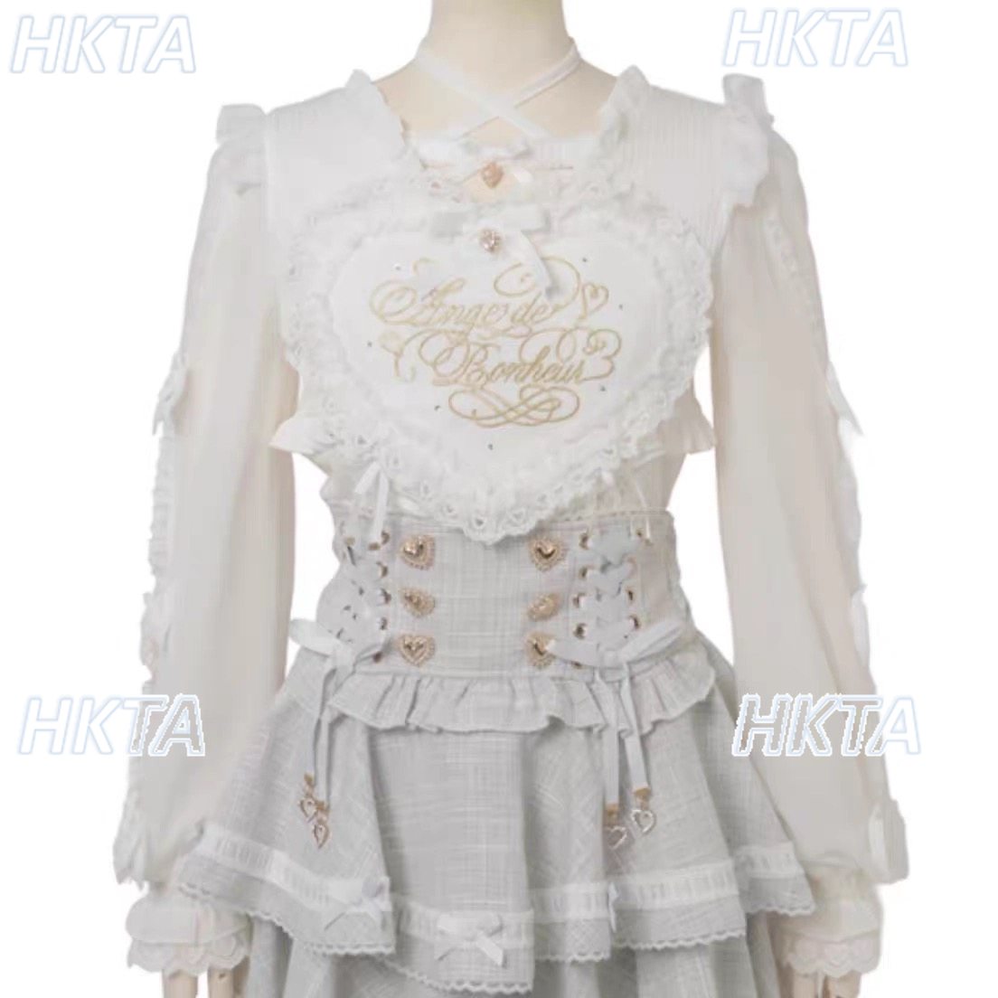 Kemeja Lolita Jepang Baru Mani - Women'S Formal Wear Blouse ulasan dan harga