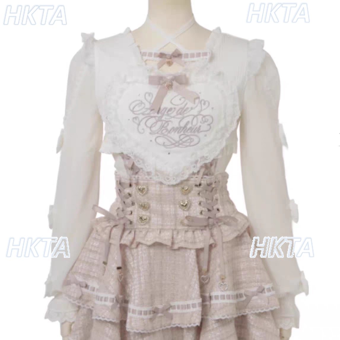 Kemeja Lolita Jepang Baru Mani - Women'S Formal Wear Blouse ulasan dan harga